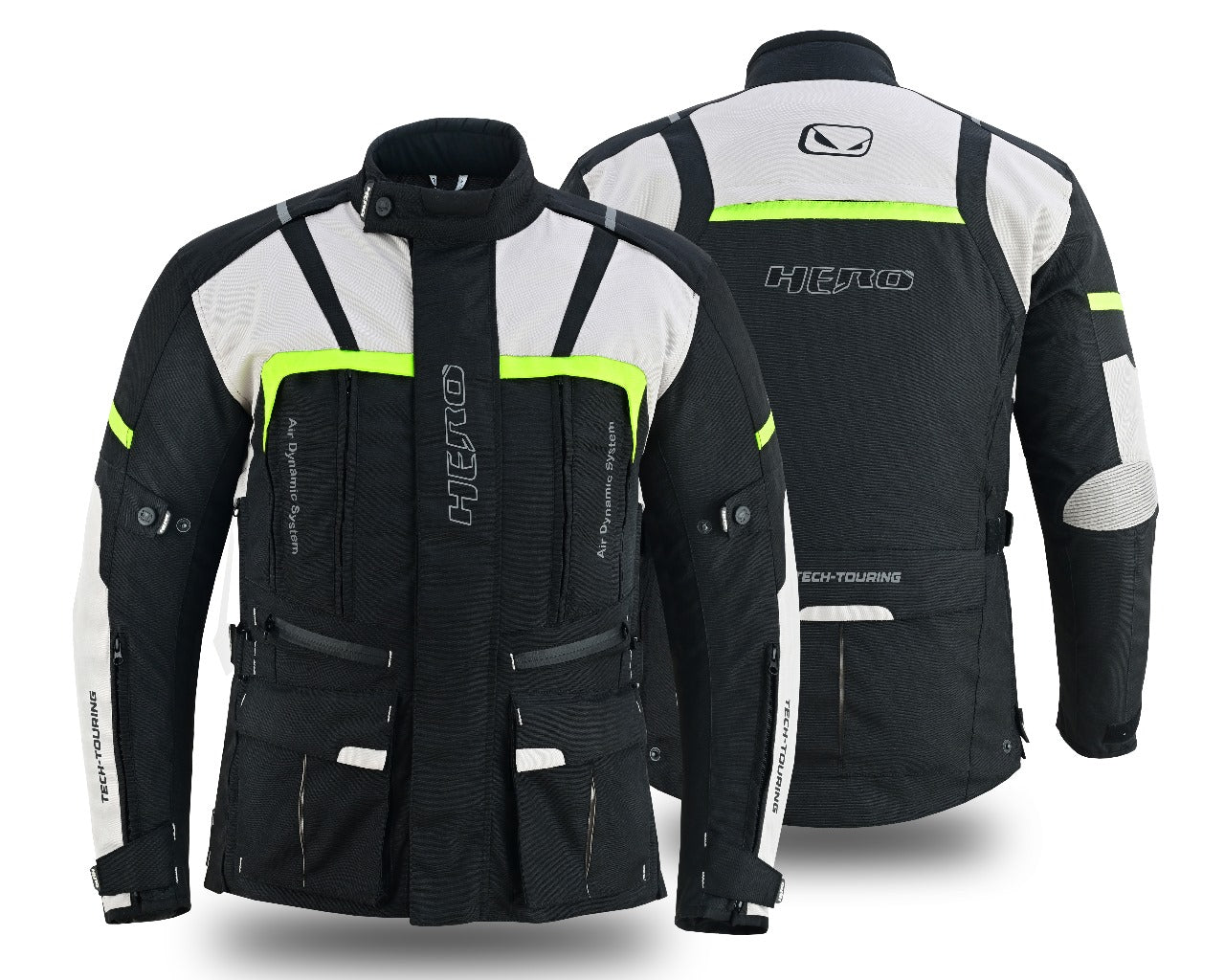 Giacca da moto impermeabile 4 stagioni con protezione HR-F-16