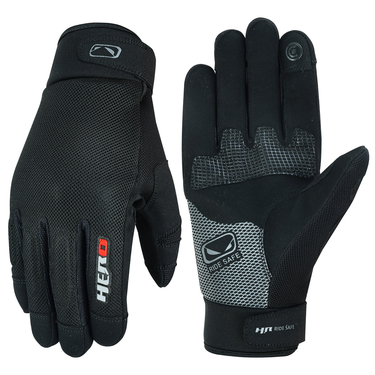 Guanti da moto estivi con protezione nocche HERO HR-223