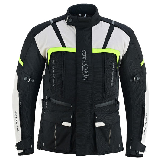 Giacca da moto impermeabile 4 stagioni con protezione HR-F-16