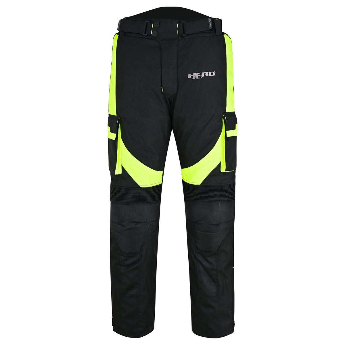 PANTALONI MOTO HERO HR 3435 NERO/FLU