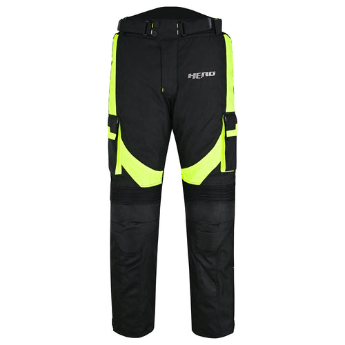 PANTALONI MOTO HERO HR 3435 NERO/FLU