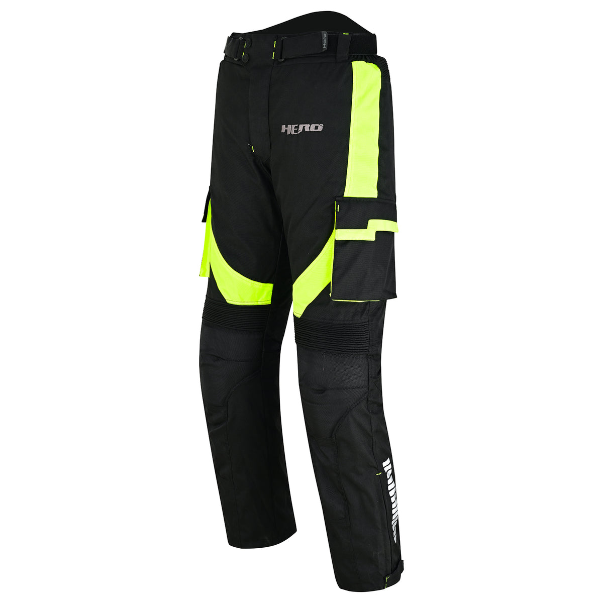 PANTALONI MOTO HERO HR 3435 NERO/FLU