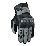 Leather Motorcycle Glove Carbon Padded Protections by Hero Italia HR-344