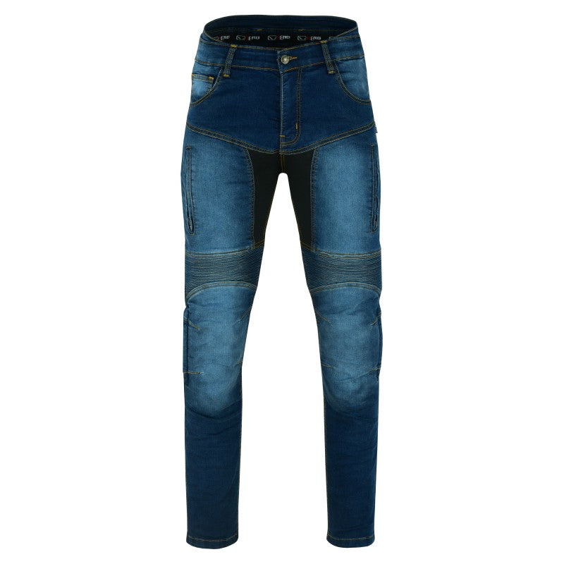 Jeans da motociclista da uomo HR-0211 BLU