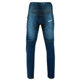 Jeans da motociclista da uomo HR-0211 BLU