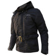 City Hero 17-897 Men’s Black Fabric Motorcycle Jacket with Hood