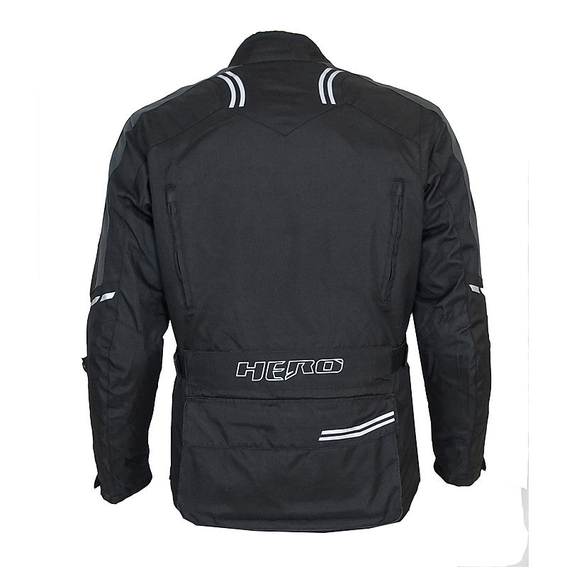 Men's 2-layer fabric motorcycle jacket for 4 seasons