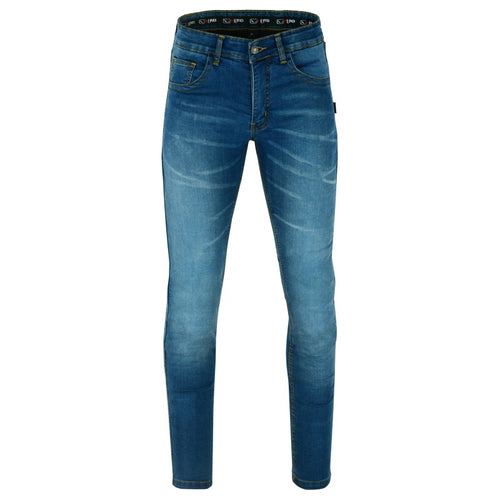 Jeans da motociclista da uomo HR-5201 BLU