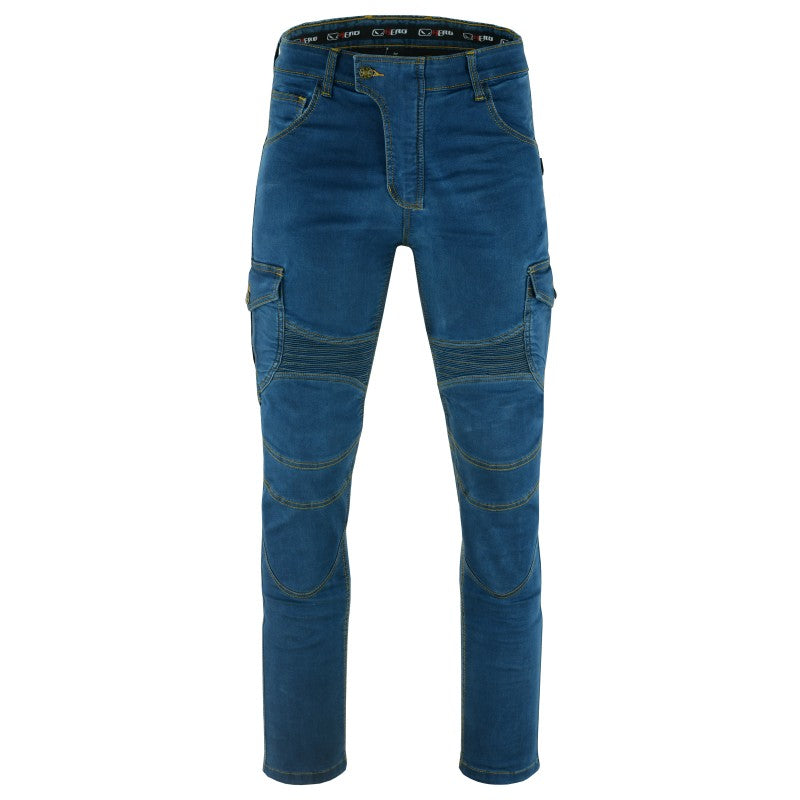 Jeans da motociclista da uomo HR-8211 BLU