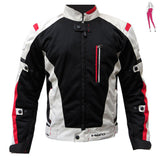 Giacca da moto estiva in tessuto da donna HR-874