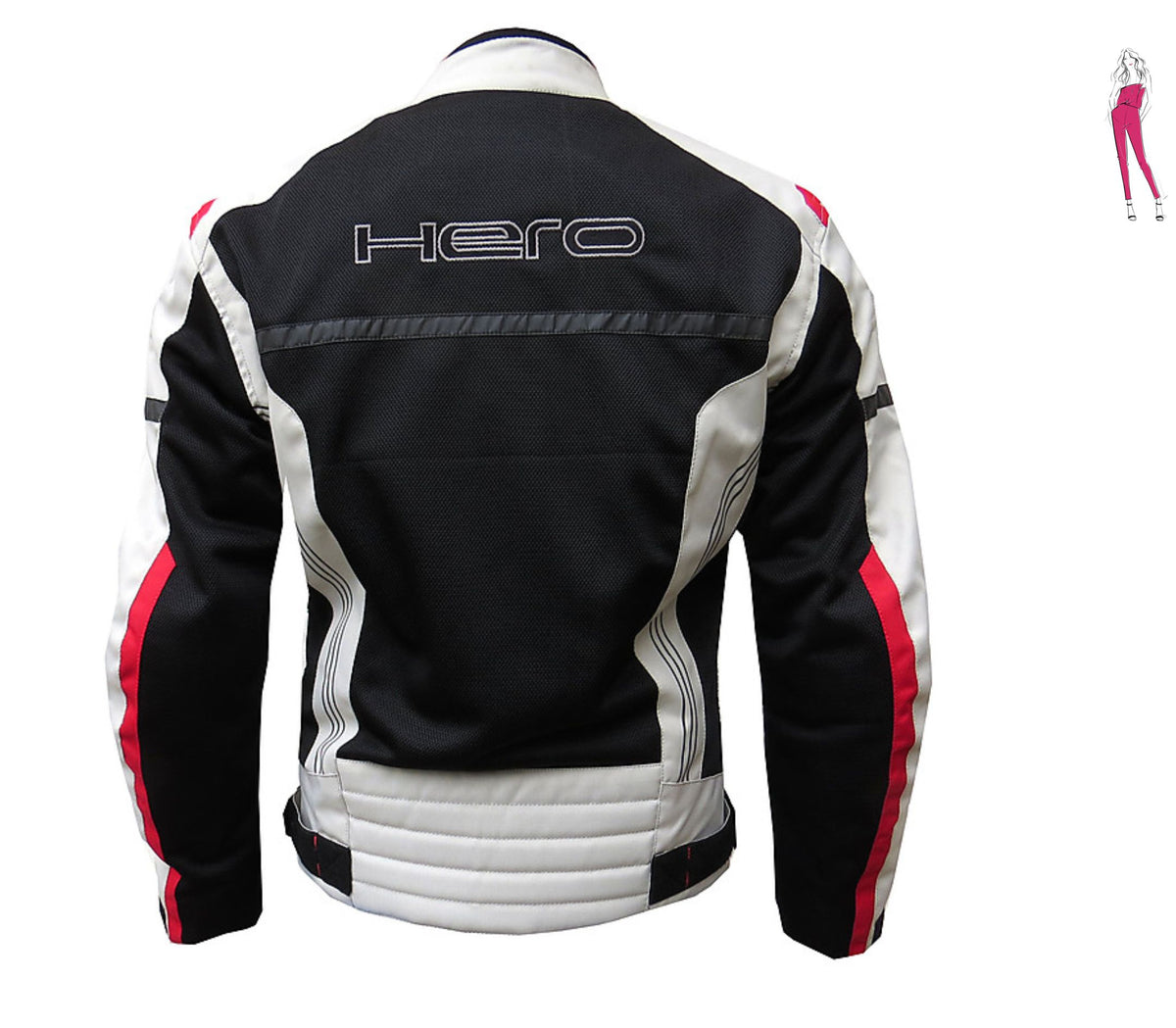 Giacca da moto estiva in tessuto da donna HR-874