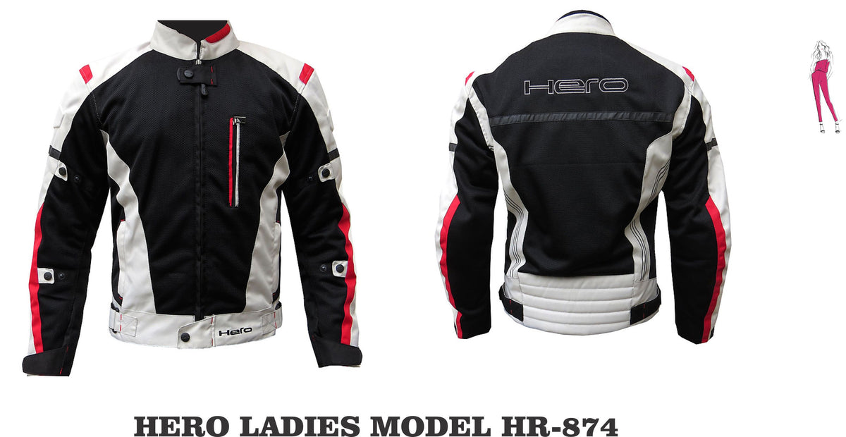 Giacca da moto estiva in tessuto da donna HR-874