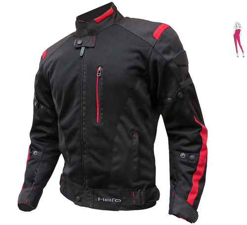 Giubbotto Moto Estivo in Tessuto da Donna – Con Protezioni CE HR-875 DONNE