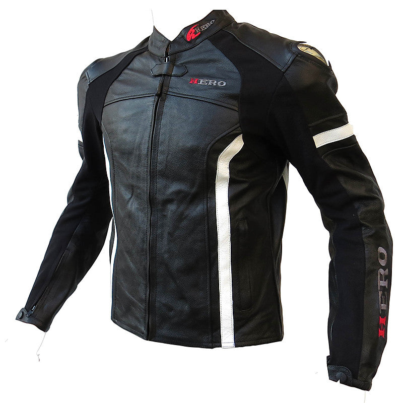 giacche da motociclista in pelle con armatura
