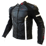 giacche da motociclista in pelle con armatura