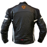 giacche da motociclista in pelle con armatura