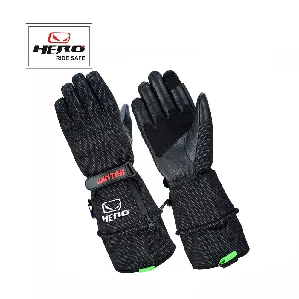 Winter Motorcycle Gloves with Padded Protections